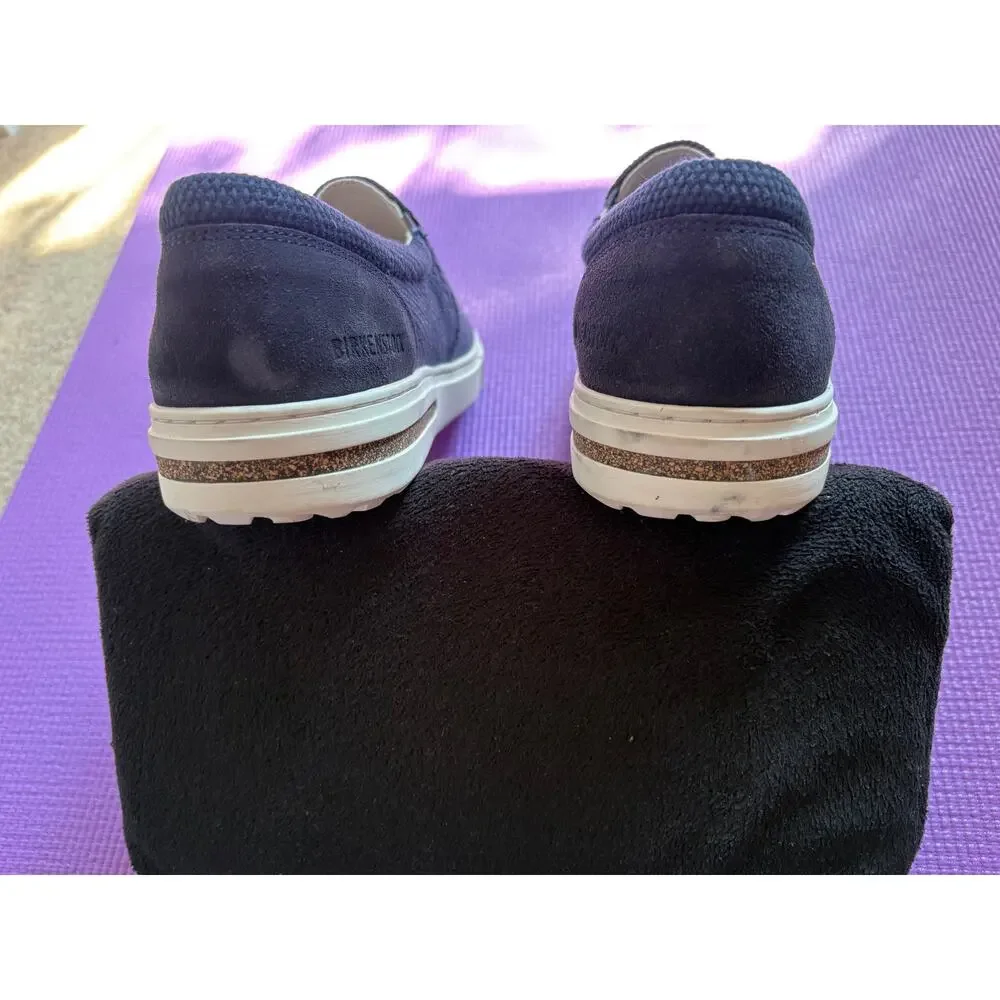 NWT Birkenstock Oswego Slip On Sneaker Womens Size 39 Midnight Blue Textile